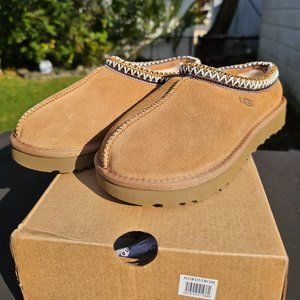 Ugg Tasman Chestnut Slipper Slides NIB Shoes NEW IN BOX Woman Size 7